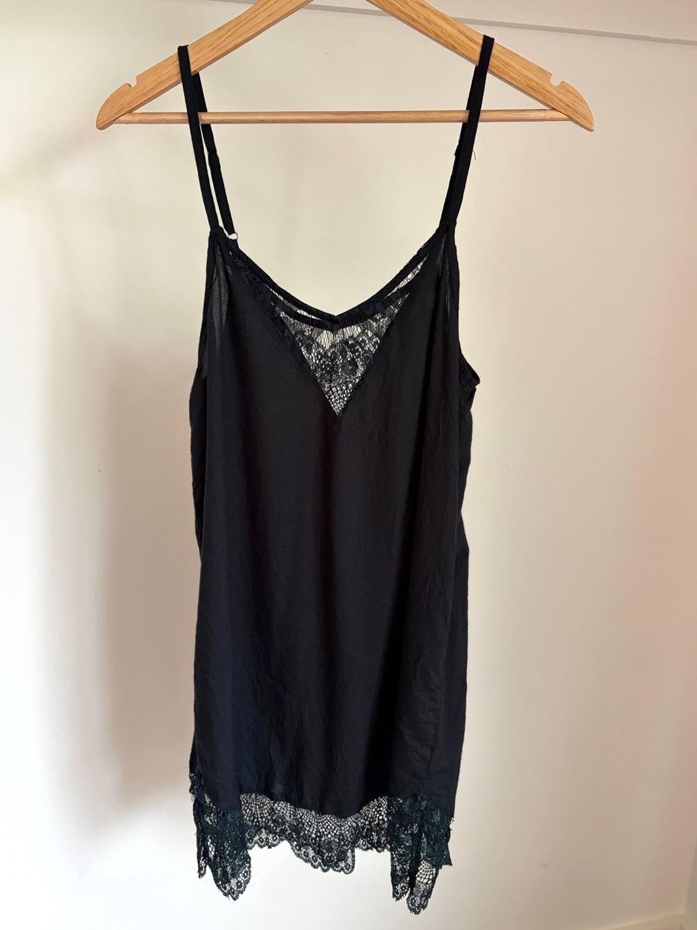 🖤 Amuse Society | Women’s | Black Lace Trim Swim Cover-up | S